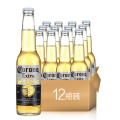 墨西哥进口啤酒CORONA科罗娜啤酒330ml（12瓶装）