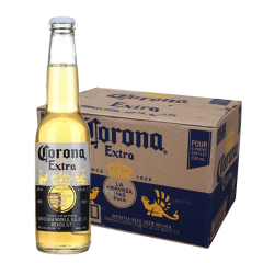 墨西哥进口啤酒CORONA科罗娜啤酒整箱330ml（24瓶装）